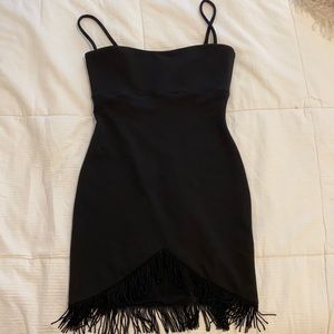 Nookie Mendez fringe Hem Dress